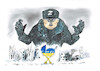 Cartoon: Kälte als Kriegswaffe (small) by Skowronek tagged putin,ukraine,trump,usa,maga,alaska,skowronek,cartoon,winter,schnee,russland
