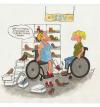 Cartoon: Shoping (small) by Skowronek tagged frau,einkaufen,behinderte