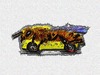 Cartoon: autoWachs polish (small) by Nikklaus tagged biene,bee,auto,wachs,poli,polish