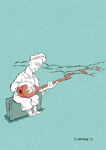 Cartoon: Emigrant1 (medium) by Mehmet Karaman tagged emigrant1