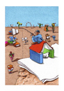 Cartoon: Man soll alle Tage.. (small) by Mehmet Karaman tagged papier,literatur,buch,leser