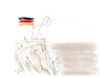 Cartoon: Deutschland am Abgrund (small) by legriffeur tagged deutschland,unserland,politik