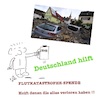 Cartoon: Deutschland hilft (small) by legriffeur tagged klima,umwelt,flutkatastrophe,flutwelle,spenden,deutschland,solidarität