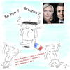 Cartoon: Frankreich wählt (small) by legriffeur tagged frankreich,lafrance,legriffeur61,cartoon,cartoons,politik,wahlen,frankreichwählt,macron,lepen,electionnational