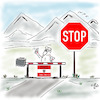 Cartoon: Lockdown in Österreich (small) by legriffeur tagged corona,coronavirus,österreich,austria,pandemie,legriffeur61,lockdown,politik,außenpolitik,fallzahlen,virus,covid