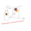 Cartoon: Merkel tritt ab (small) by legriffeur tagged merkel,bundestagswahl,kanzlerwahl,bundeskanzler,bundeskanzlerwahl