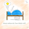 Cartoon: Ruhetag bei der Tour (small) by legriffeur tagged sport,tourdefrance,radsport,ruhe,ruhetag,frankreich