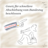 Cartoon: Schneller Abschieben (small) by legriffeur tagged migration,migrationskrise,deutschland,asyl,flüchtlinge,flüchtlingskrise,bundestag,bundesregierung,migranten,abschiebung,schnelle
