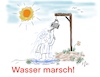 Cartoon: Wasser marsch (small) by legriffeur tagged hitze,wasser,dusche,duschen,erfrischung,schwitzen,sommer,sommerhitze,hitzewelle