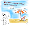 Cartoon: Winter ade (small) by legriffeur tagged frühling,sonne,sonnenschein,wochenende,cartoon,cartoons,legriffeur61,deutschland,klima,freizeit