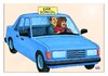 Cartoon: Car School (small) by Makhmud Eshonkulov tagged car,school