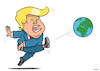 Cartoon: Trump WM (small) by Christoon tagged wm,trump,fußball