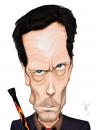 Cartoon: Hugh Laurie - House (small) by Paulista tagged house,hugh,laurie,tv,caricature