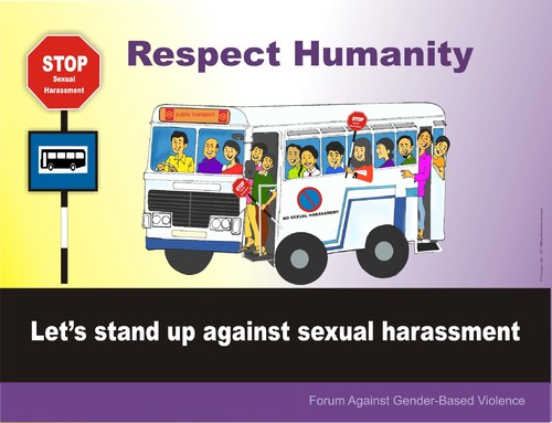 Cartoon: stop sexual harassment (medium) by damayanthi tagged stop,sexual,harassment