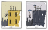 Cartoon: Rettungsschirm 2011 (small) by subbird tagged rettungsschirm,bankenkrise,1929,schwarzer,freitag