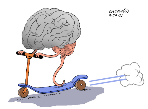 Cartoon: Brains on the run. (medium) by Cartoonarcadio tagged people,poor,countries,economy,success