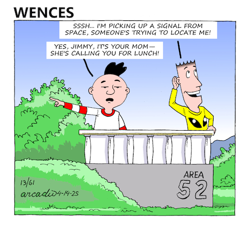 Cartoon: The adventures of Wences (medium) by Cartoonarcadio tagged humor