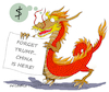 Cartoon: China vs Trump. (small) by Cartoonarcadio tagged china,trump,business,trade,economy