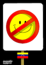 Cartoon: Happiness banned. (small) by Cartoonarcadio tagged happiness society poor countries