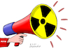 Cartoon: Nuclear Menace. (small) by Cartoonarcadio tagged russia,nuclear,weapons,war,putin
