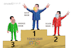 Cartoon: Olympic Games in times of Covid. (small) by Cartoonarcadio tagged asia,olympic,games,tokyo,2020,sports