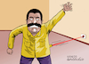 Cartoon: Self destruction of the dictator (small) by Cartoonarcadio tagged maduro,venezuela,dictatorship,politicians