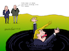 Cartoon: Trump and his swamp. (small) by Cartoonarcadio tagged trump usa capitolio us democracy new year