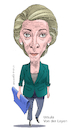 Cartoon: Ursula von der Leyen (small) by Cartoonarcadio tagged europe,ursula,euro,economy