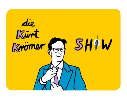 Cartoon: die Kurt Krömer Show (medium) by udoschoebel tagged kurt,krömer,show,udo,schöbel,udoschoebel,