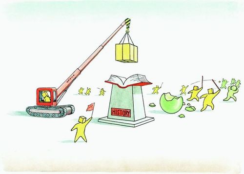 Cartoon: History (medium) by Lv Guo-hong tagged square,round,victory,failure