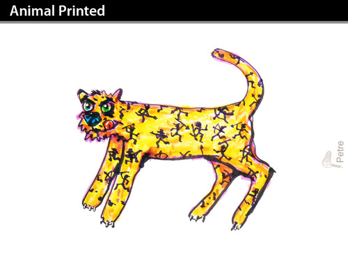 Cartoon: Animal Printed (medium) by PETRE tagged ecology,life