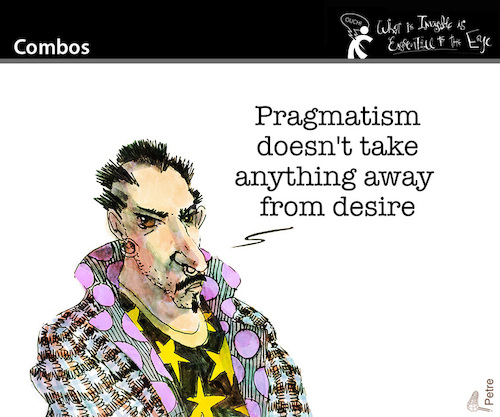 Cartoon: Combos (medium) by PETRE tagged pragmatism,desire,combo
