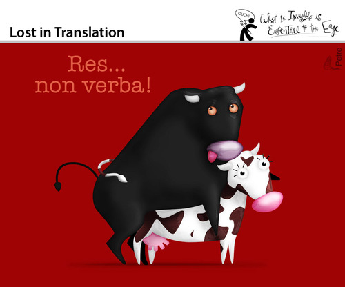 Cartoon: Lost in Translation (medium) by PETRE tagged animals