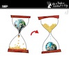 Cartoon: 180 degrees (small) by PETRE tagged ecology,earth,water,extractivism