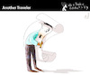 Cartoon: ANOTHER TRAVELER (small) by PETRE tagged reisender,traveler,papier,zeichnung