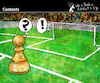 Cartoon: Contexts (small) by PETRE tagged context field futbol chess