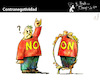 Cartoon: Counter Negativity (small) by PETRE tagged negativity positivity mirror reflex