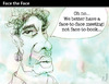 Cartoon: Face the face (small) by PETRE tagged communication dialogue facebook