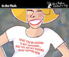 Cartoon: In the Flesh (small) by PETRE tagged tshirt,message