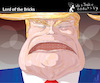 Cartoon: Lord of the Bricks (small) by PETRE tagged usa trump wall border