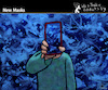 Cartoon: New Masks (small) by PETRE tagged mask face maske smartphone socialnetwork camouflage
