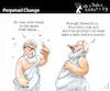 Cartoon: PERPETUAL CHANGE (small) by PETRE tagged heraclitus,change,river,philosophy