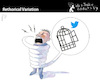 Cartoon: Rethorical Variation (small) by PETRE tagged tweeter,tweets,rethoric,socialnet