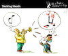 Cartoon: Shaking Heads (small) by PETRE tagged musician,music,bad,horrible,views