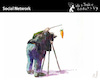 Cartoon: SOCIAL NETWORK (small) by PETRE tagged socialmedia,sozialesnetzwerk