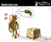 Cartoon: Whole Lotta Love (small) by PETRE tagged love,wood,wish,lust