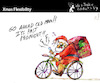 Cartoon: Xmas Flexibility (small) by PETRE tagged christmas noel santa santaclaus flexibility