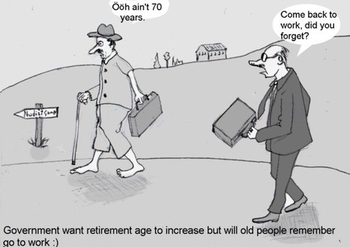 Cartoon: Old mans bad memory (medium) by Hezz tagged dement