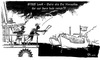 Cartoon: Solution Plan B (small) by Peter Knoblich tagged bp oil borehole pollution gulf mexico vuvuzela soccer southafrica