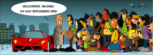 Cartoon: Anti-Abschiebe-Industrie (medium) by Trumix tagged antiabschiebeindustrie,dobrindt,asylgesetz,antiabschiebeindustrie,dobrindt,asylgesetz